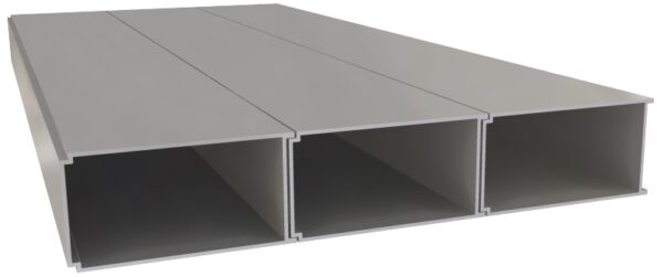 Produktbild UFK 225 040  -  Unterflur-Kanal UFK 40, 3-zügig, 225 x 40 x 2000 mm